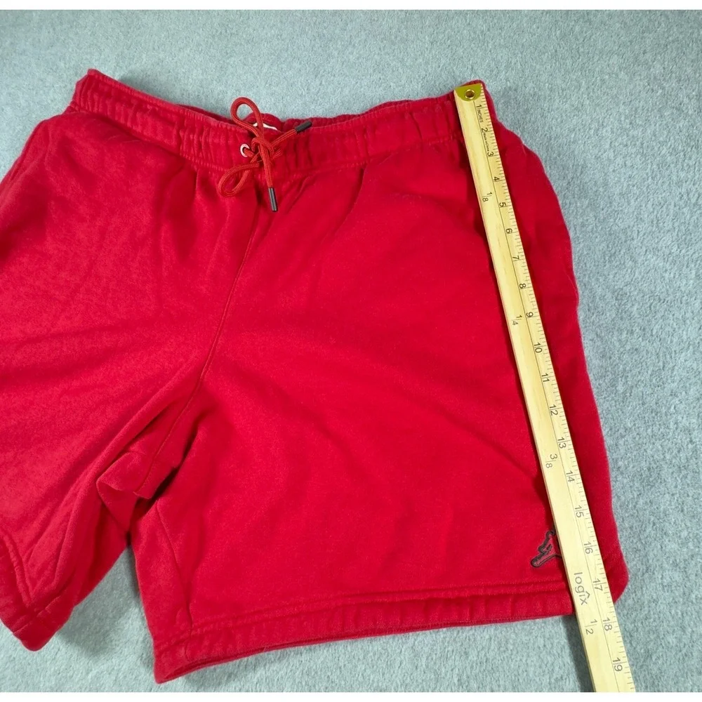Jordan Air Shorts 2XL XXL Red Black Fleece Athletic Training Men's Basketball‎